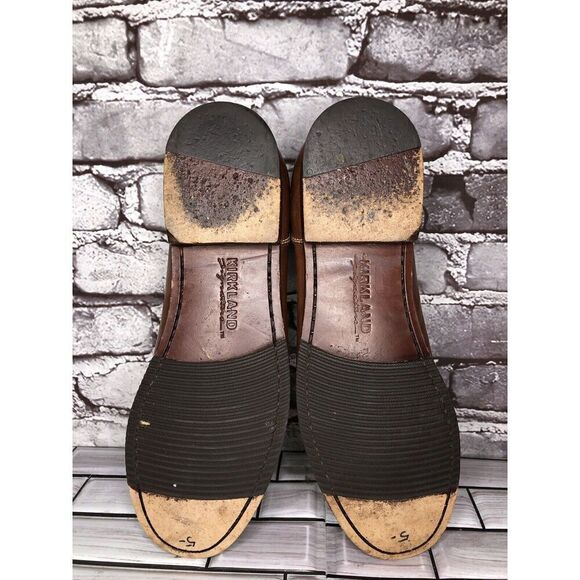 Kirkland Signature Brown Leather Penny Loafers Moc Toe Slip On Shoes Men Sz 10D - Picture 13 of 16